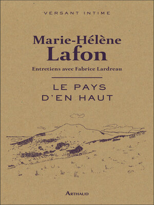 cover image of Le pays d'en haut